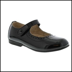 Footmates Emma Mary Jane in Black Patent